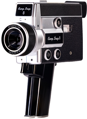 CampSnap - 8 videokamera 2,7K - Super 8-look med vintagefiltre