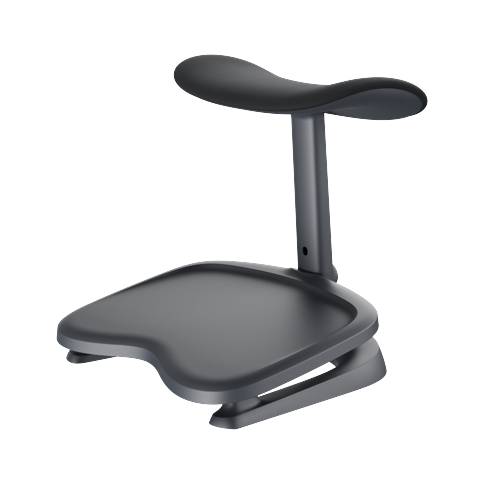 LiberNovo - Ergonomic Dual-Layer Footrest for Omni Pro - Graphite Gray
