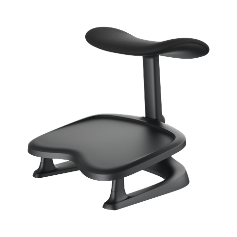 LiberNovo - Ergonomic Dual-Layer Footrest (for Omni SE) - Obsidian - Black