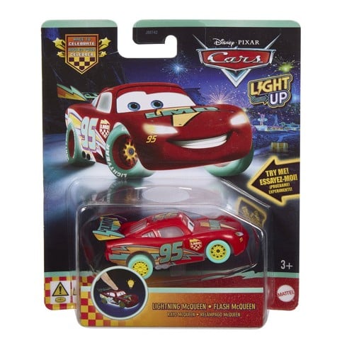 Pixar Cars 1:55 Light Feature Singles  - Lightning McQueen (JMT44)