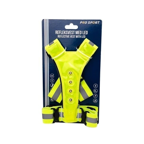 Power Sport - LED Reflective Vest for Running, Cycling and Training