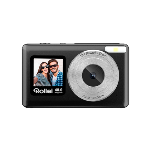 Rollei - Compactline Pocket Digital Camera - Transparent Clear