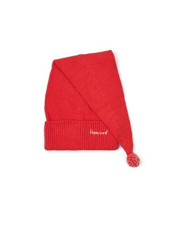 Liewood - Alf Christmas Hat w Embroidery - Apple red - 1/3 Y