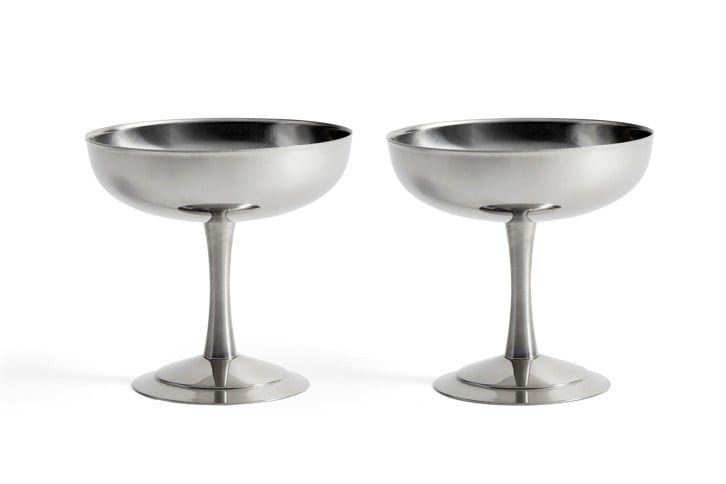 HAY - Italian Ice Cup - 9x9 cm - Rostfritt Stål - Set om 2