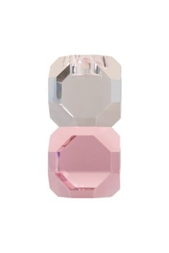 Specktrum - Sky Stacked Candle Holder - Clear/Pink
