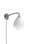 Specktrum - Eleanor Wall Lamp - White Opal Glass, Brown Metal