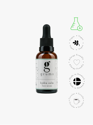 grums - hydra calm face serum - 30 ml