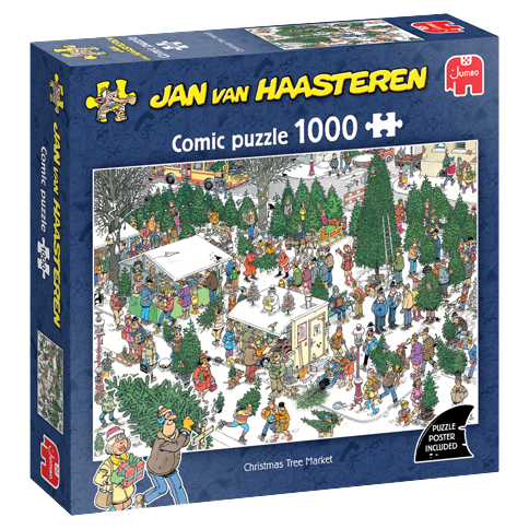 Jan Van Haasteren - Christmas Tree Market (1000 pieces) (1119802218)
