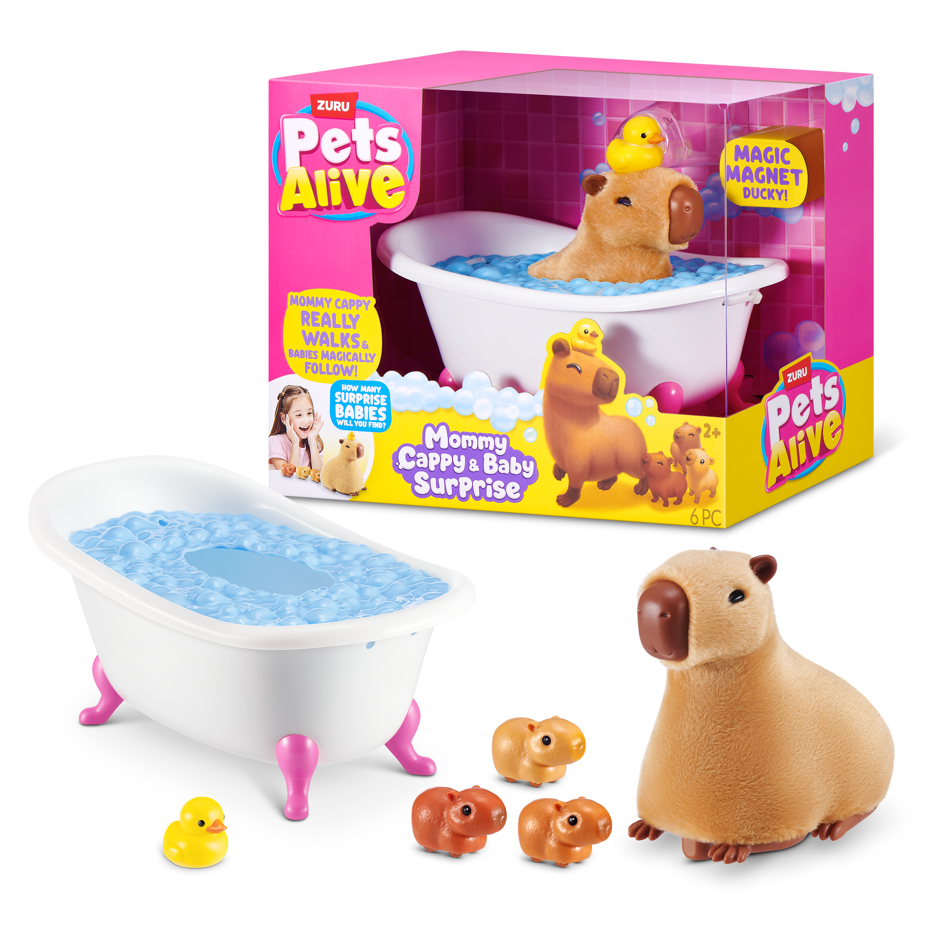 Pets Alive - Mommy Capybara and Baby Surprise
