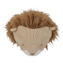 Little Dutch - Animal Head Lion - White, Brown - 30 cm