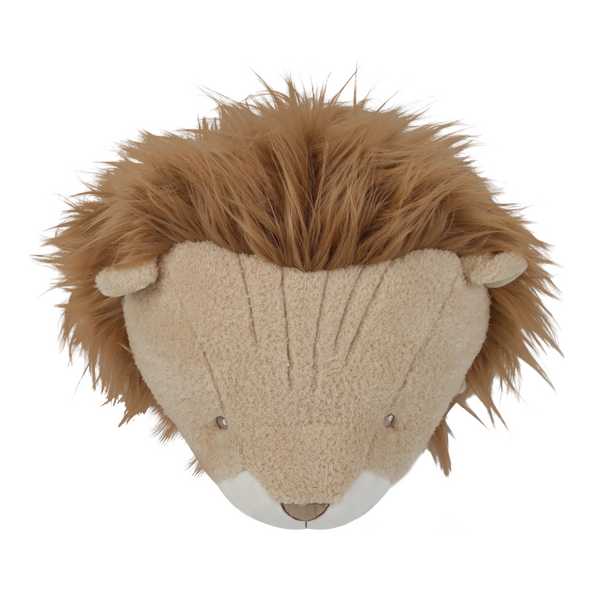 Little Dutch - Dyrehoved Løve - Hvid, Brun - 30 cm