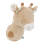 Little Dutch - Animal Head Giraffe - Safari Friends - white, brown