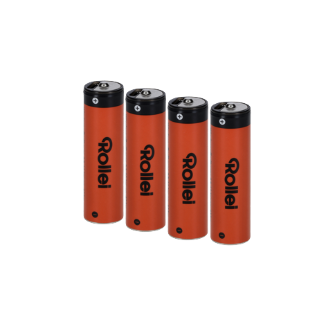 Rollei - USB-C Li-Ion Akkus - Wiederaufladbar - 4er-Pack