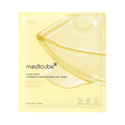 Medicube - Kojic Acid Turmeric Brightening Gel Mask - 1 szt.