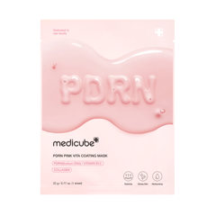 Medicube - PDRN Pink Vita Coating Mask - Pink - 1 pcs.