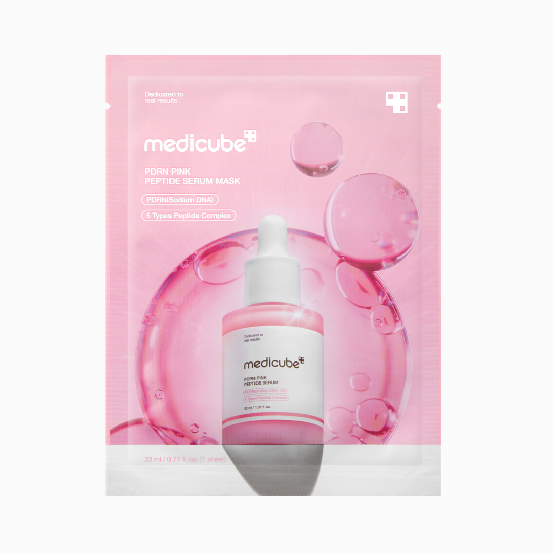 Medicube - PDRN Pink Peptide Serum Mask - Pink - 1 pcs.