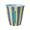 Rice - Melamine Cup with the Letter I - Blue - Medium
