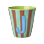Rice - Melamine Cup with the Letter J - Blue and Green - Medium - 250 ml