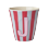 Rice - Melamine Cup with the Letter J - Red and Pink - 250 ml