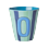 Rice - Melamine Cup with the Letter O - Blue - Medium