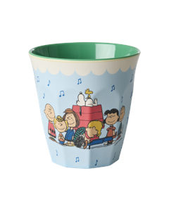 Rice - Melamine Cup with Snoopy Print - Soft Blue - Medium - 250 ml