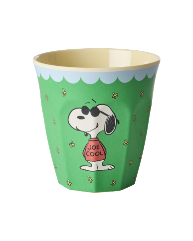 Rice - Melamine Cup with Snoopy Print - Green - Medium - 250 ml