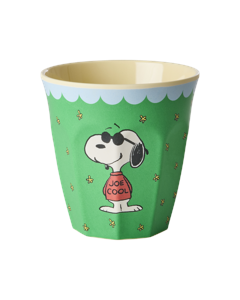 Rice - Melamine Cup with Snoopy Print - Green - Medium - 250 ml