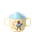 Rice - Melamine 2 Handle Baby Cup with Blue Music Band Print - Blue - 250 ml