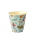 Rice - Melamine Kids Cup with Blue Music Band Print - Mint - Small