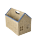 Rice - Paper Rope book Holder - House Shape - Blue