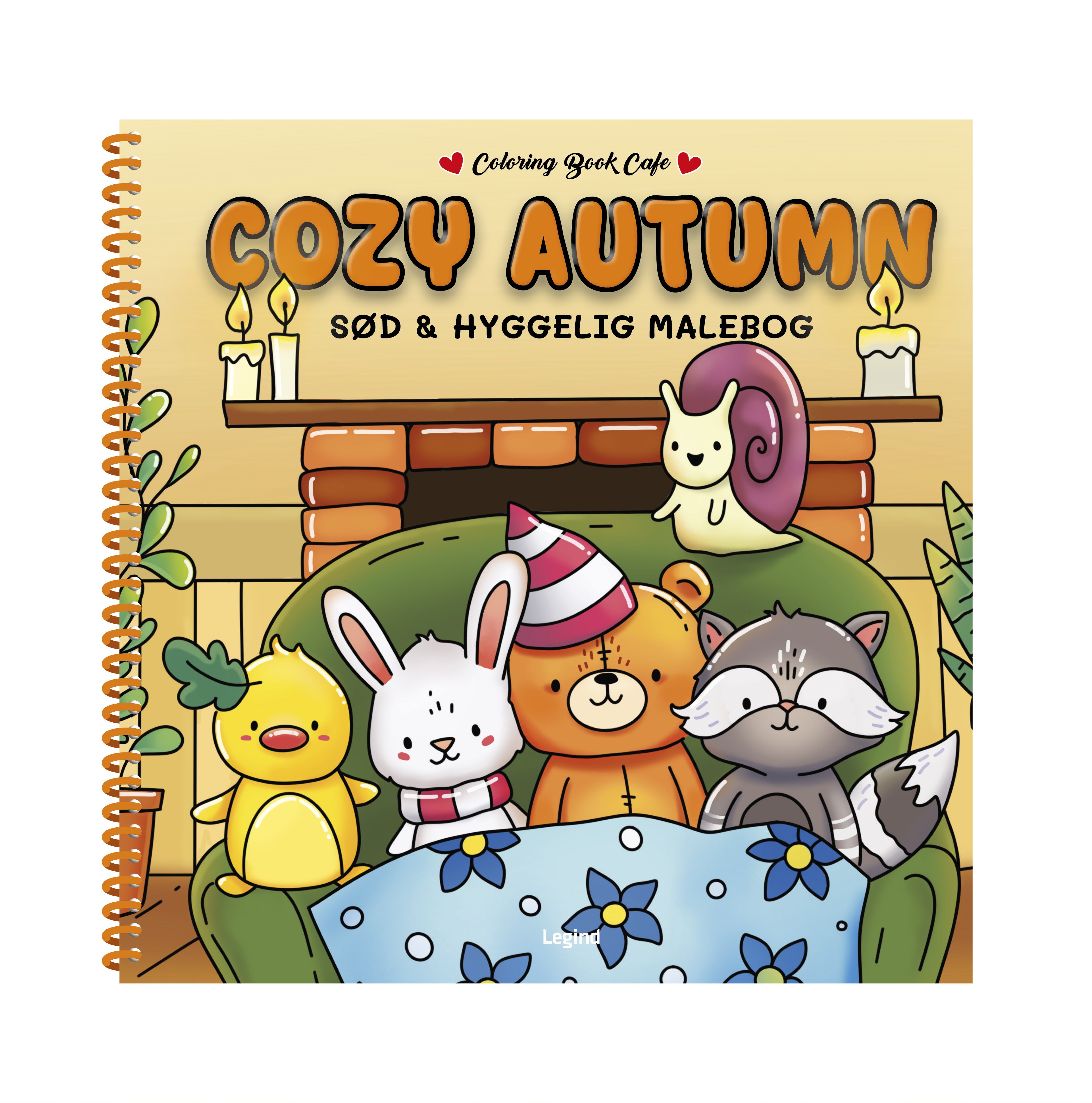 Cozy Autumn Deluxe - Cozy Coloring: Cute and Cozy Coloring Book