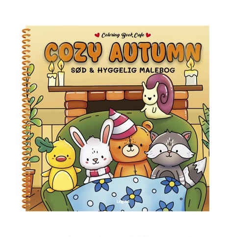 Cozy Autumn Deluxe - Cozy Coloring: Cute and Cozy Coloring Book