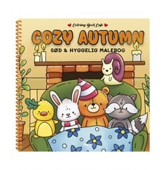 Cozy Autumn Deluxe - Cozy Coloring: Cute and Cozy Coloring Book