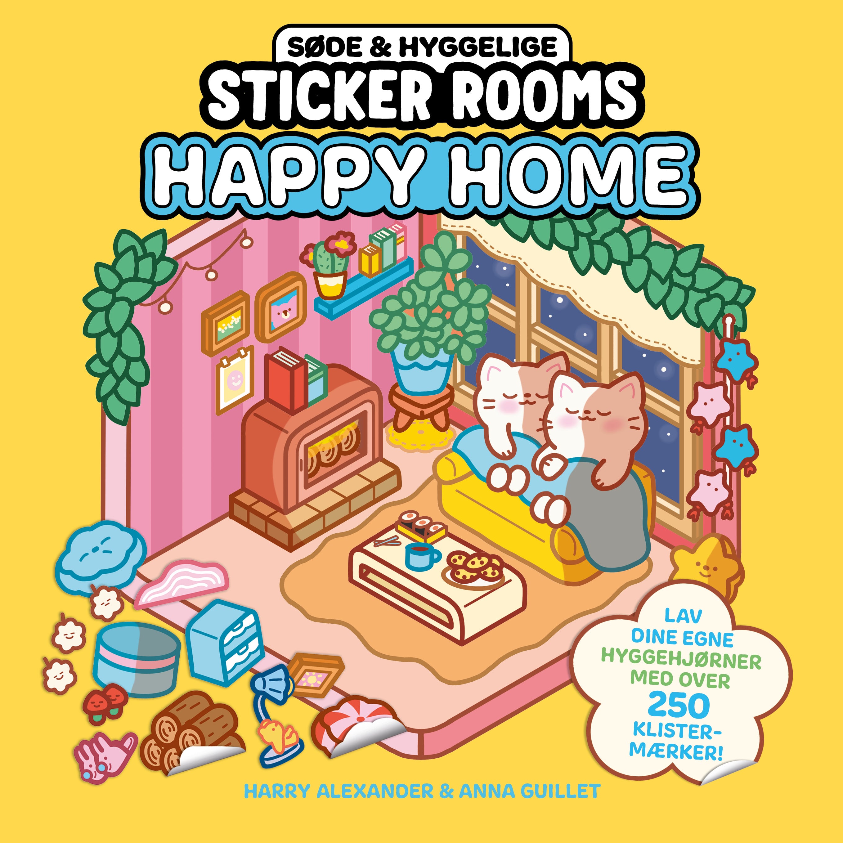 Cute & Cosy Sticker Rooms: Happy Home