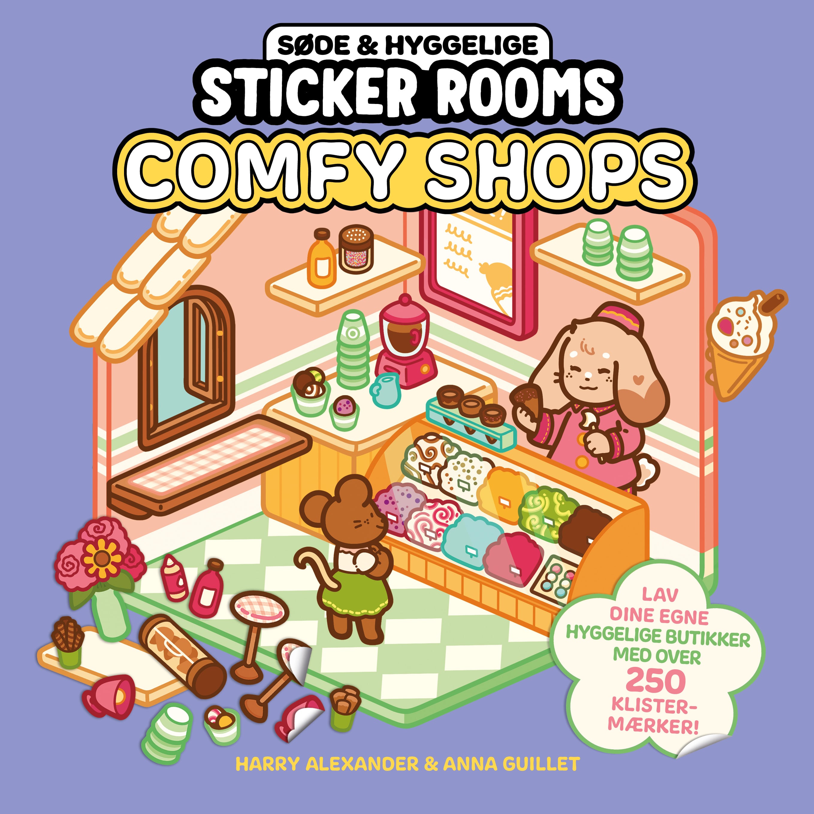 Cute & Cosy Sticker Rooms: Comfy Shops