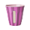 Rice - Melamine Cup with the Letter I - Pink - Medium