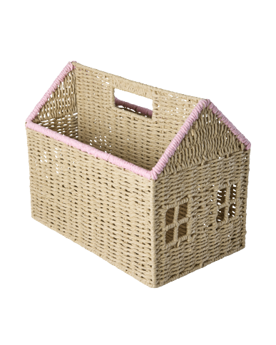 Rice - Paper Rope Book Holder - Pink