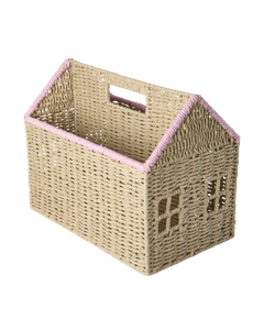 Rice - Paper Rope Book Holder - Pink
