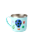 Rice - Stainless Steel Baby Cup with Handle and Fixed Cover - Mint Fun Fair Print - 260 ml