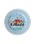 Rice - Melamine Side Plate with Snoopy Print - Soft Blue - Small