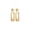 PILGRIM - INSTANT Earrings 2-in-1 Set - Gold-Plated - 5mm / 15mm