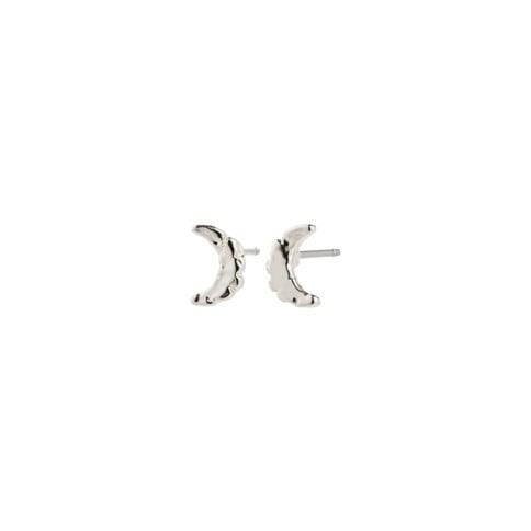 PILGRIM - Between Moon Earrings - Silver Plated - 7mm