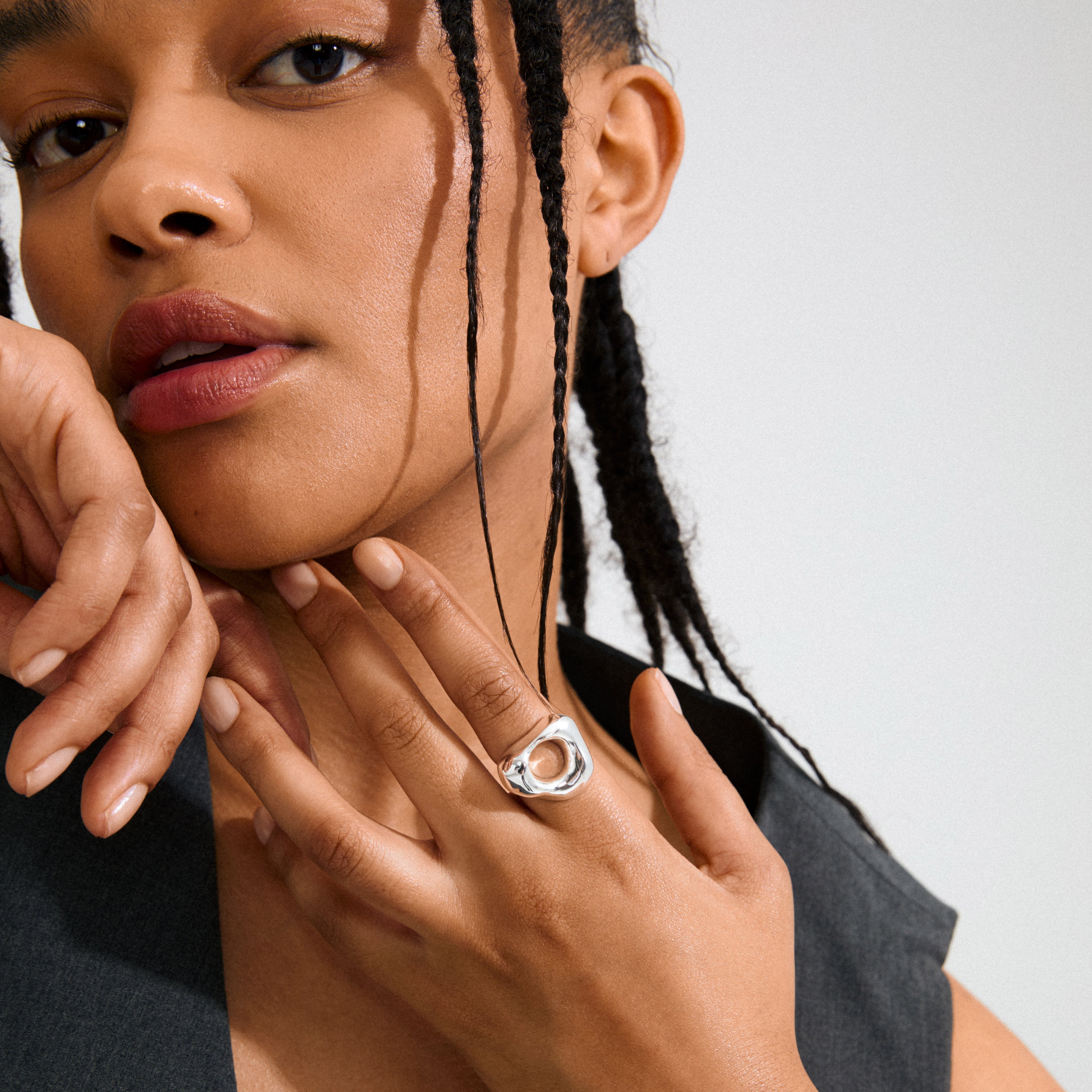PILGRIM - FREE Ring - Silver - Adjustable