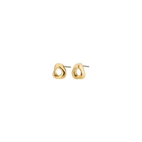 PILGRIM - FREE Earrings - Gold-Plated - 8mm
