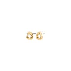 PILGRIM - FREE Earrings - Gold-Plated - 8mm