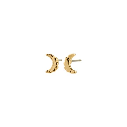 PILGRIM - Between Moon Earrings - Gold-Plated - 7mm