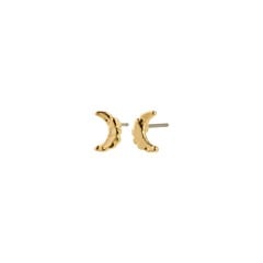PILGRIM - Between Moon Earrings - Gold-Plated - 7mm