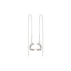 PILGRIM - REMY Chain Earrings - Silver-Plated - 50 mm