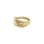 PILGRIM - SOL Organic Shaped Crystal Ring - Gold Plated