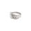 PILGRIM - SOL Organic Shaped Crystal Ring - Silver Plated